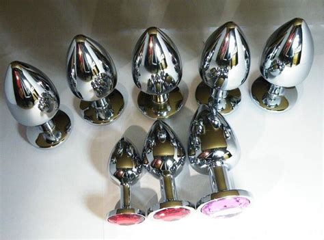 Large Size Stainless Steel Attractive Butt Plug Rosebud Anal Plugs Jewelry Sex Toys For Couple