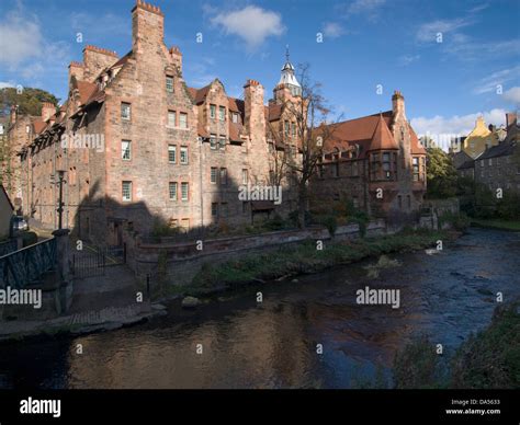 Dean Village Water Of Leith Edinburgh Stock Photo Alamy
