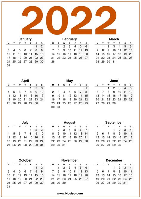 Australia Calendar 2022 Free Printable Pdf Templates Australia