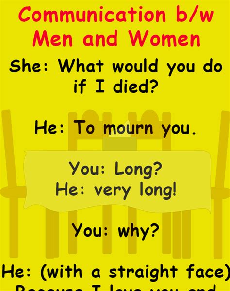 A Hilarious Conversation Between Men And Woman Funny Conversations Wife Jokes Hilarious