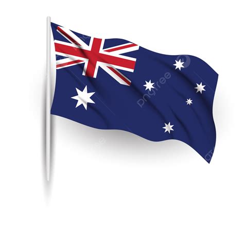 national style vector png images australia flag icon national in waving style vector