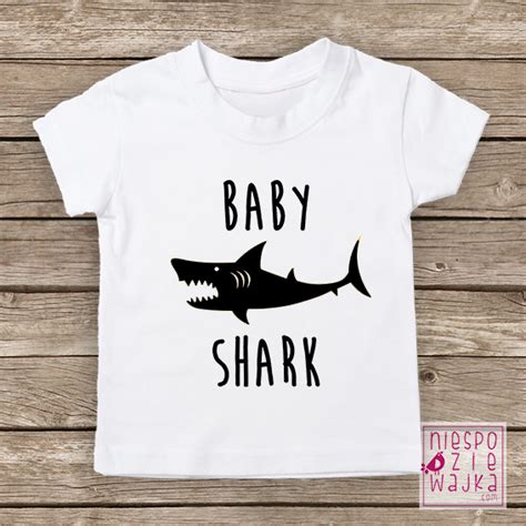 Koszulka Bodziak Baby Shark Niespodziewajka Indywidualne Prezenty