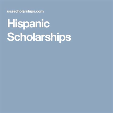 Hispanic Scholarships Scholarships Hispanic Scholarship Fund Hispanic