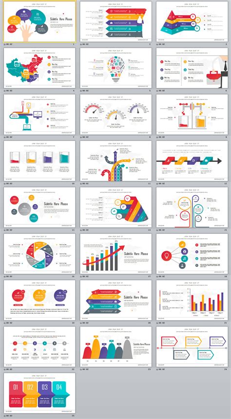 25 Best Slide Infographic Powerpoint Templates On Behance
