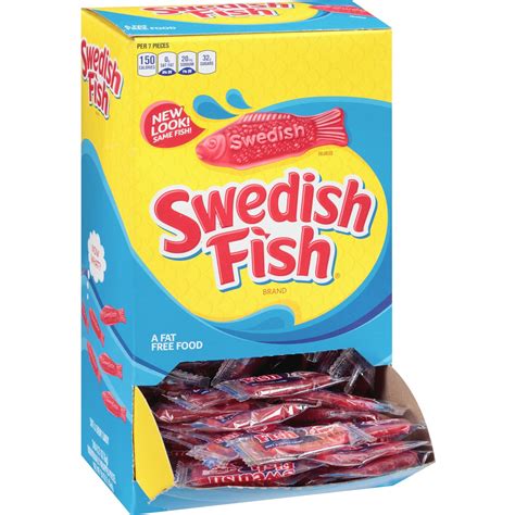 Swedish Fish Grab And Go Candy Snacks In Reception Box 240 Piecesbox