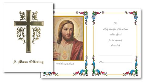 Perpetual Memorial Mass Cards St Hyacinth Basilica