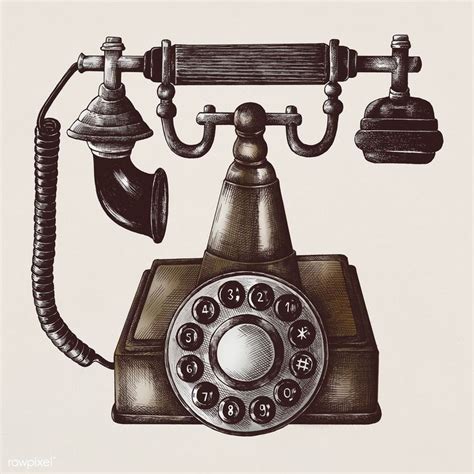 Puedes Telephone Drawing Old Phone Antique Phone