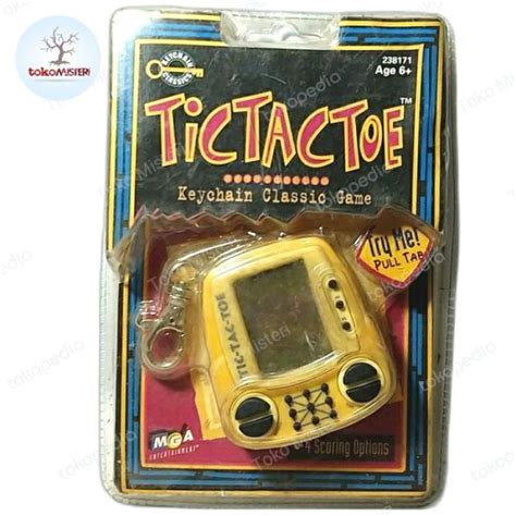 Jual Game Watch Gimbot Gamebot Tic Tac Toe Tictactoe MGA 1999 Keychain