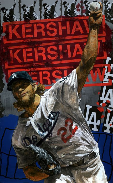 Clayton Kershaw By Stephen Holland Art Of The Game