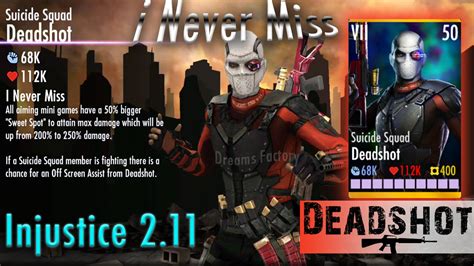 Deadshot Suicide Squad Gameplay Injustice Gods Among Us 211 Youtube