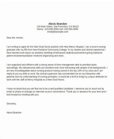 All letter of application samples are generally of the formal type and they follow some predefined format which applies to most types of application letters. Application for A Job Letter Fresh Cover Letter Template Nursing Graduate in 2020 | Job letter ...