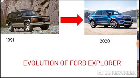 Evolution Of Ford Explorer 1991 2020 Youtube