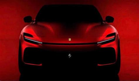 Ferrari Dévoile Le Tout Premier Suv De Son Histoire Le Purosangue