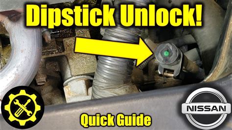 Nissan CVT Transmission How To Remove The Dipstick Check Fluid