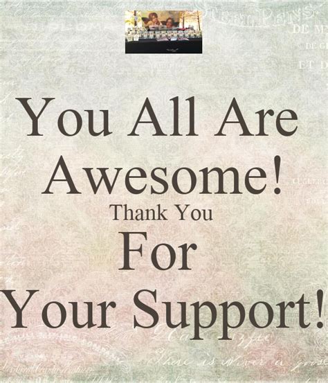 You All Are Awesome Thank You For Your Support Poster Angel Kale