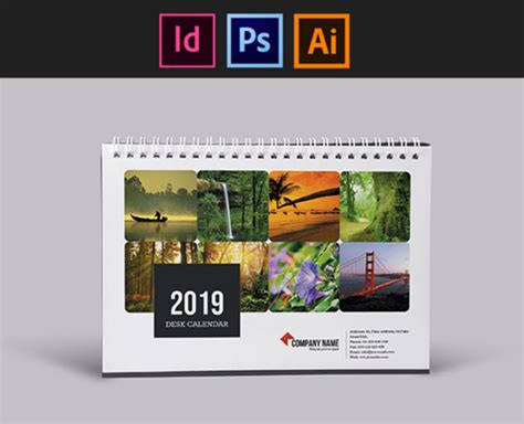 26 Best Indesign Calendar Templates New For 2020 Graficznie