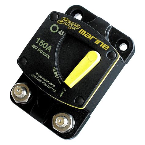 Check spelling or type a new query. Stinger® SCBM150 - 150 Amp Marine Circuit Breaker - BOATiD.com