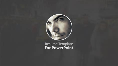 Resume Template For PowerPoint