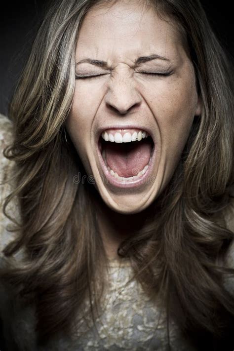 Woman Screams Loud Stock Photo Image Of Revenge Screaming 95668954