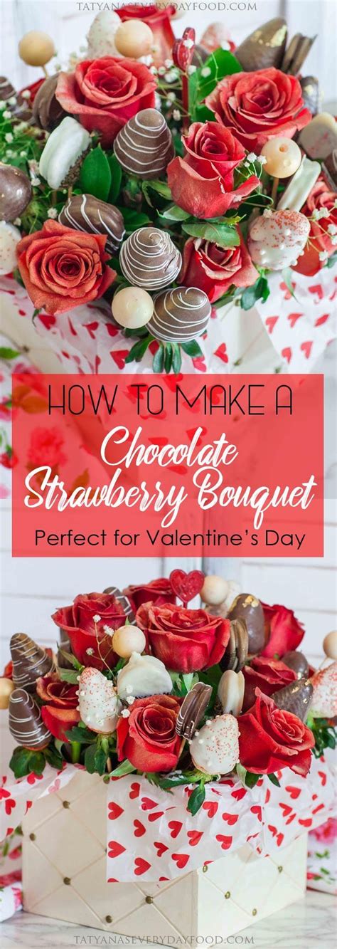How To Make A Chocolate Strawberry Bouquet Video Recipe In 2021