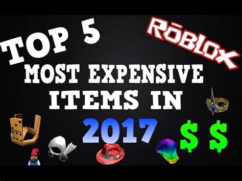 The player is warned that any further violations of the roblox terms of service may result in an account deletion. MOST EXPENSIVE ROBLOX ITEMS IN 2017 | TOP 5 - YouTube