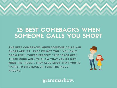 25 Best Comebacks When Someone Calls You Short Trendradars