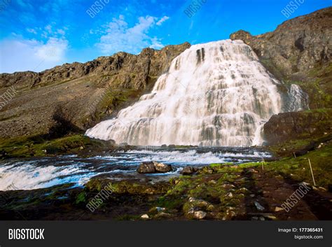 Big Dynjandi Waterfall Image And Photo Free Trial Bigstock