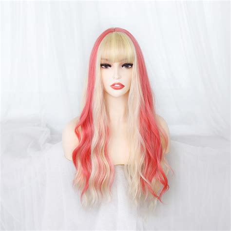 Multi Color Long Wig For Sex Doll Coeros