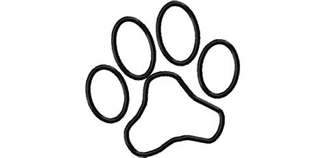 Dog Paw Outline