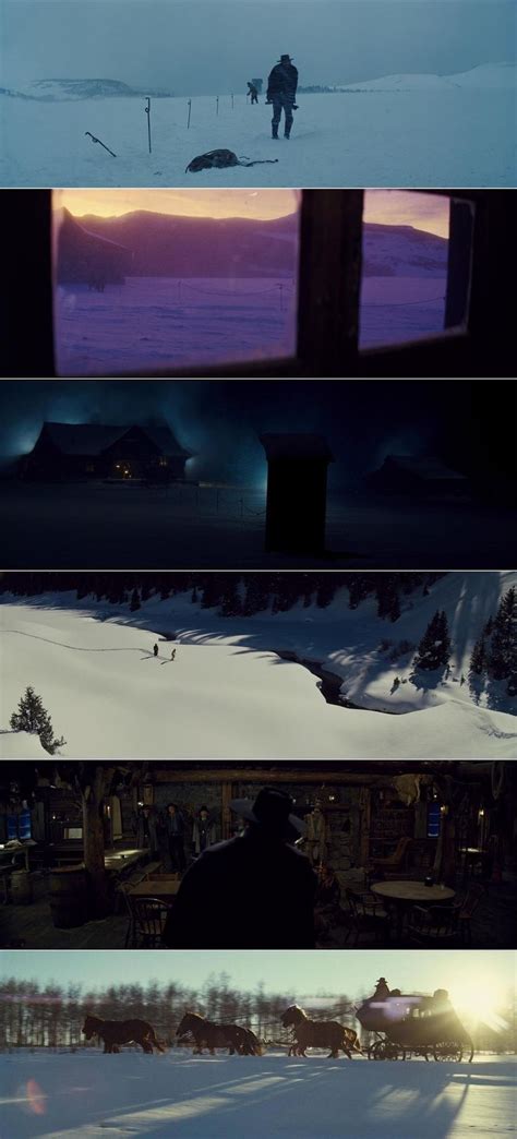 The Hateful Eight 2015 Cinematography By Robert Richardson Directed By Quentin Tarantino