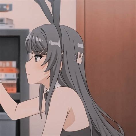 Ladda Ner Mai Sakurajima Bunny Girl Senpai Anime Discord Pfp Wallpaper Wallpapers
