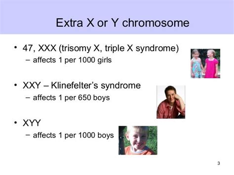 Extra X Or Y Chromosome