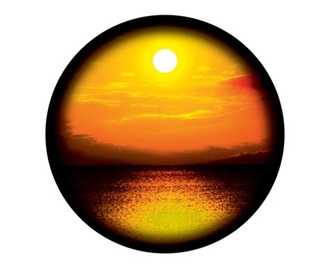 Sunset Clipart Circle Sunset Circle Transparent Free For Download On