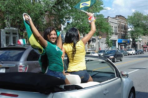 I Love Brazil Girls Again Brazilian Fans Celebrate A 3 Flickr