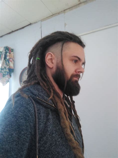 Turned my 10 year dreads into a mohawk. A new era has dawned! : r