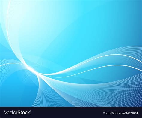 Soft Blue Background Royalty Free Vector Image