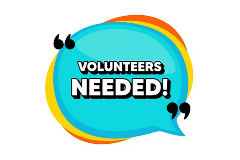 Volunteers needed symbol. Volunteering service sign. Vector - Edgewood ...
