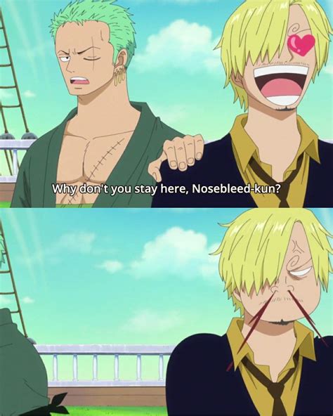 Nosebleed Sanji 😆 One Piece Anime One Piece Pictures One Piece Luffy