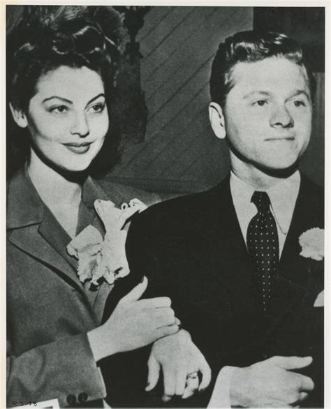 Young Love And Wedding Number 1 Ava Gardner And Mickey Rooney