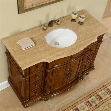 Many competing models are advertised. Silkroad Exclusive 48" Single Sink Cabinet Bathroom Vanity ...