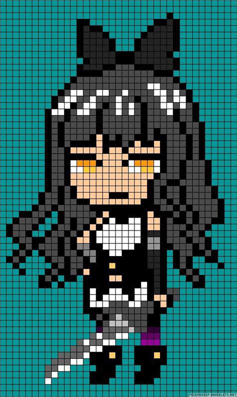 Minecraft Anime Pixel Art Schematics