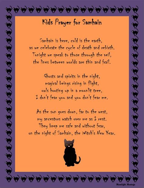 Pagan Oracle Samhain Traditions Prayers For Children Samhain