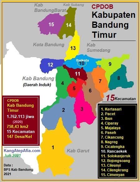 Rencana Pembentukan Dob Kabupaten Bandung Timur