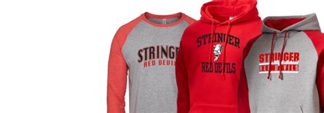 Stringer Attendance Center Red Devils Apparel Store Prep Sportswear
