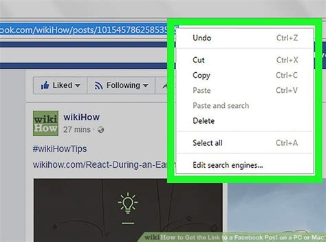 This wikihow teaches you how to copy a facebook video's url web link to your computer's clipboard, using a desktop internet browser. How to Get the Link to a Facebook Post on a PC or Mac: 7 Steps