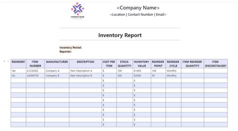 Free Inventory Templates For Excel Sheets And Clickup Lists