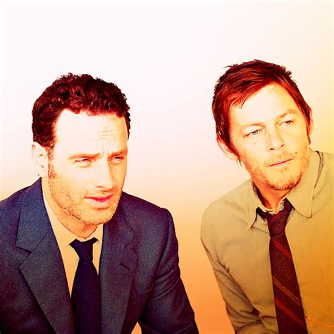 norman reedus and andrew lincoln the walking dead photo 26075888 fanpop