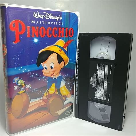 Pinocchio Walt Disneys Masterpiece Vhs Tape 1993 Very Clean And