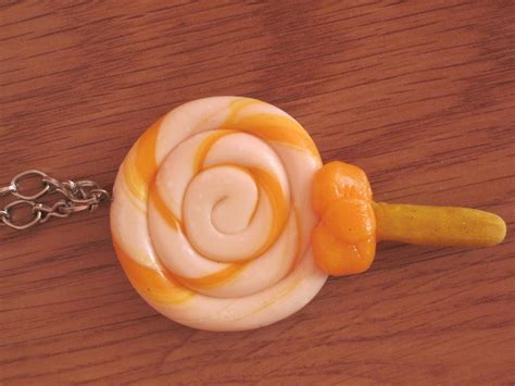 Lollipop Necklace · A Clay Food Necklace · Sculpting On Cut Out Keep