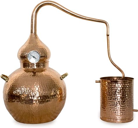 Gallon Pure Copper Alembic Still For Whiskey Moonshine Essential Oils